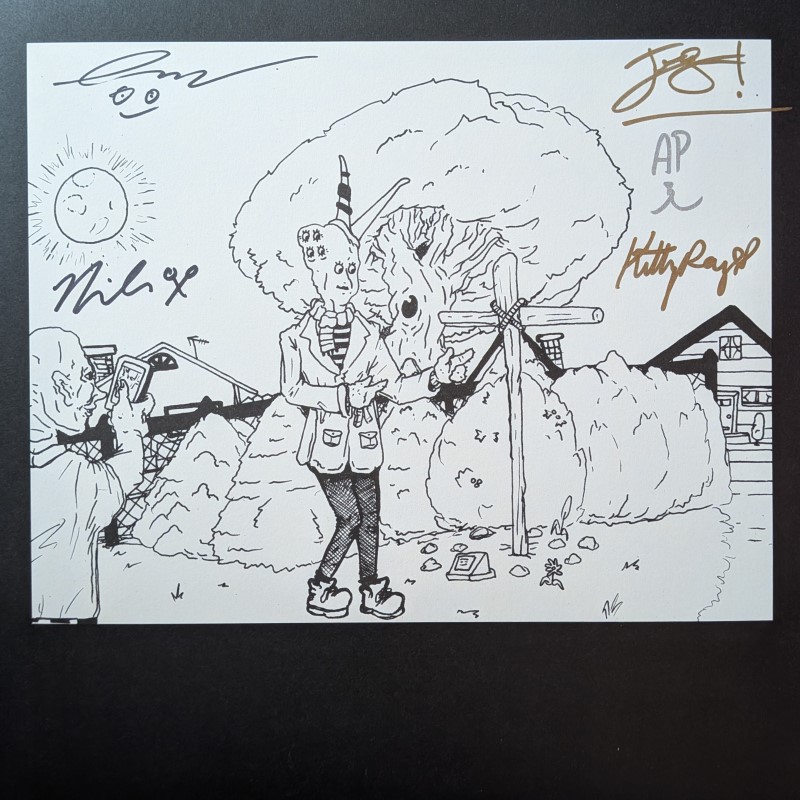 *SIGNED* Teen Suicide/It's the Big Joyous Celebration, Let's Stir the Honeypot (Red/Clear & Gold Clear 2LP)