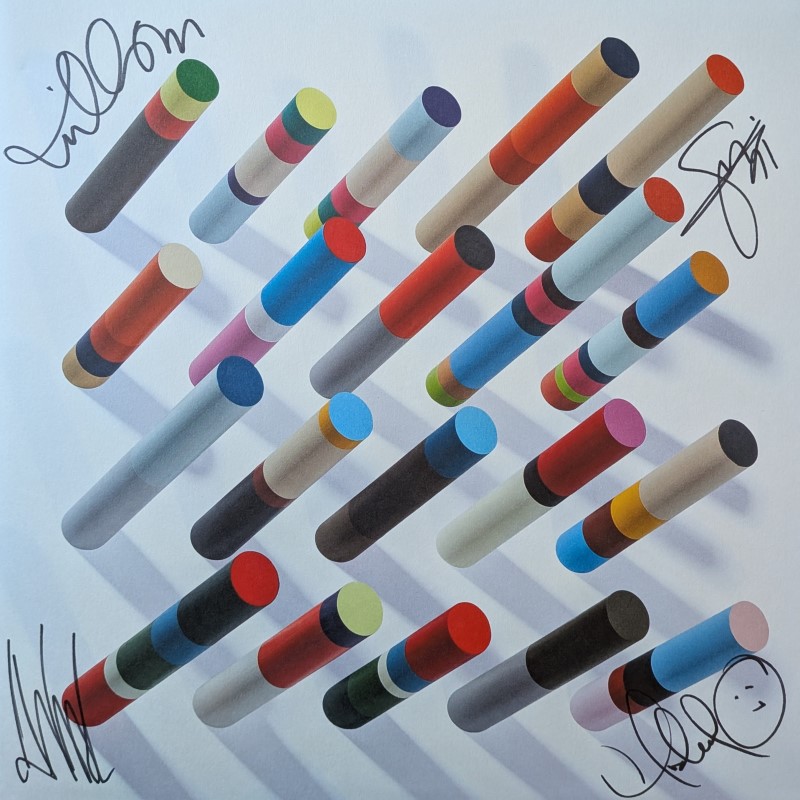 *SIGNED* Future Islands/From A Hole In The Floor To A Fountain Of Youth (Blue & Apricot vinyl)