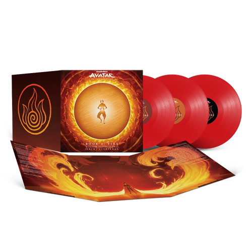 Avatar: The Last Airbender - Book 3: Fire/Music From The Animated Series (Red Vinyl)@Jeremy Zuckerman@3LP