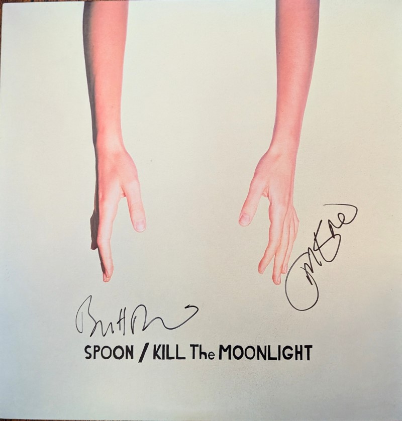 *SIGNED* Spoon/Kill the Moonlight (WHITE VINYL)