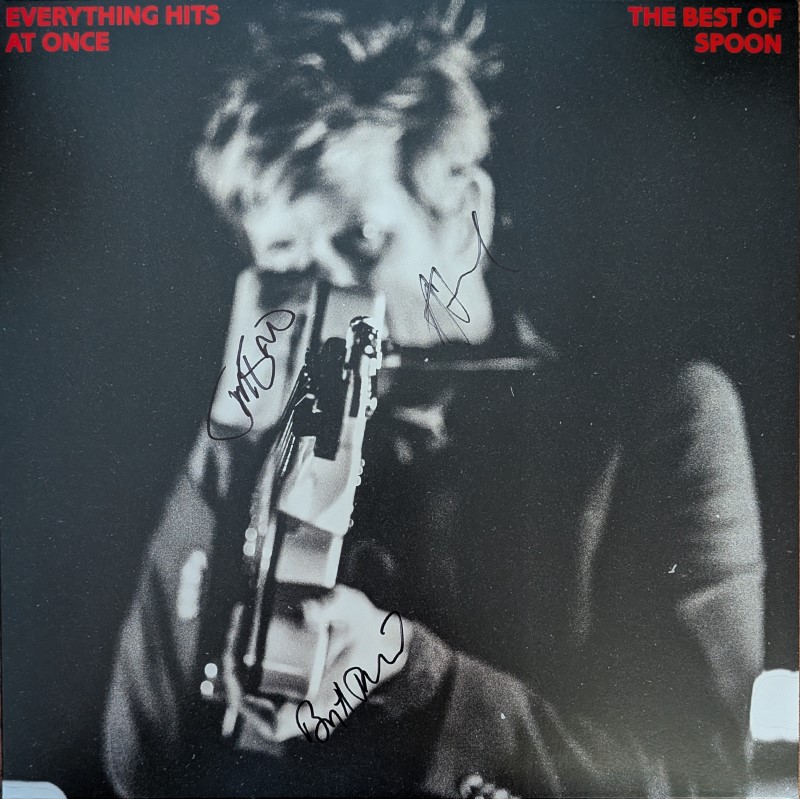 *SIGNED* Spoon/Everything Hits At Once: The Best Of Spoon