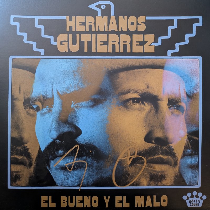 *SIGNED* Hermanos Gutiérrez/El Bueno Y El Malo (Turquoise & Black Smoke Vinyl)