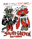 The Sound Garden X Renkorama/"Score" Car Magnet