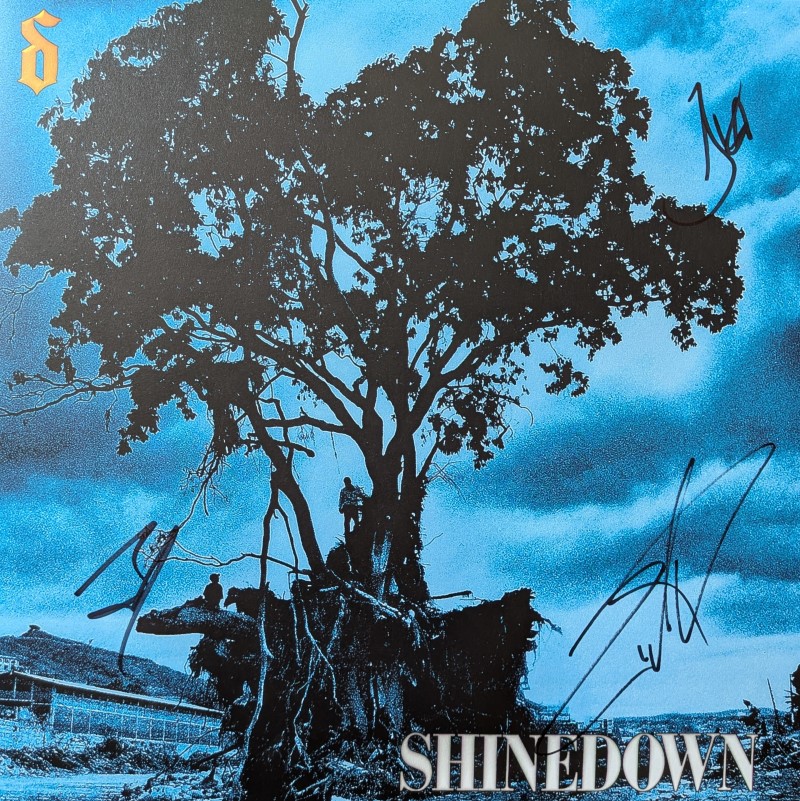 *SIGNED* Shinedown/Leave A Whisper (Blue Translucent Vinyl)