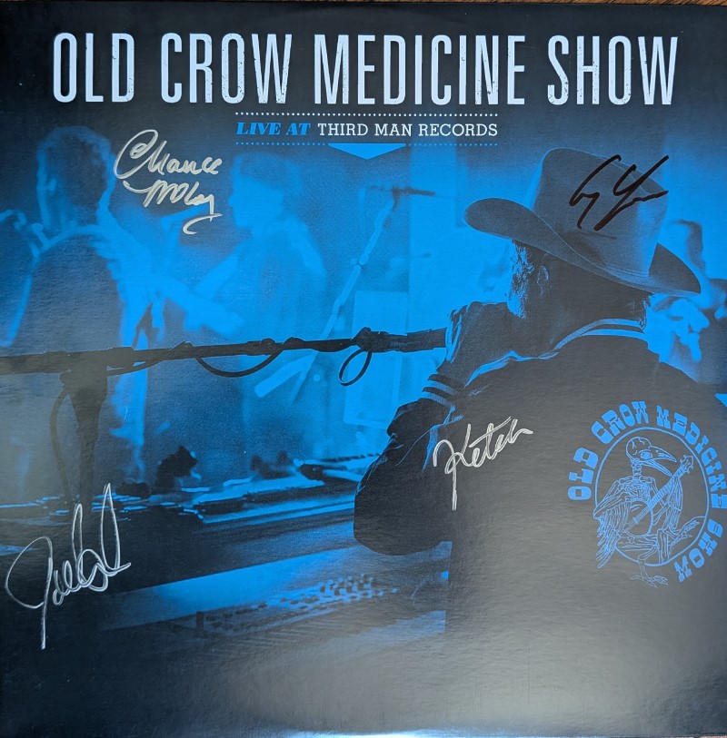 *SIGNED* Old Crow Medicine Show/Live At Third Man Records