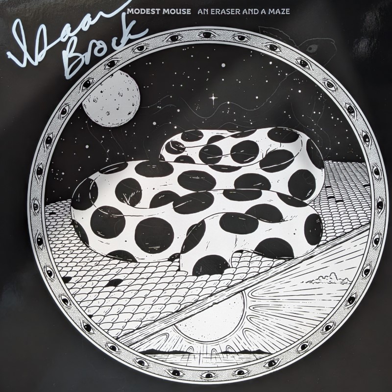 *SIGNED* Modest Mouse/An Eraser And A Maze (Ocean Floor vinyl)