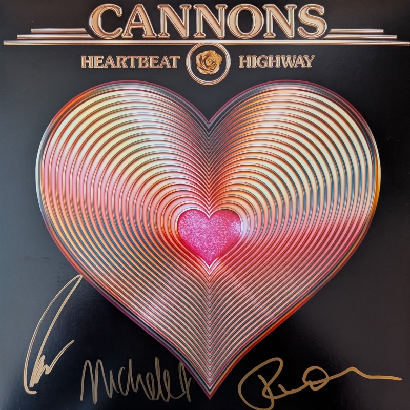 *SIGNED* Cannons/Heartbeat Highway (Metallic Gold Vinyl)
