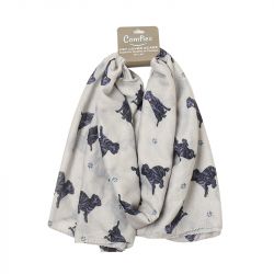 Comfies Pet Lover Scarves Labrador (Black)