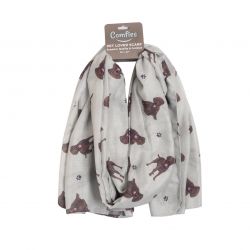 Comfies Pet Lover Scarves Labrador (Chocolate)