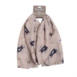 Comfies Pet Lover Scarves French Bulldog