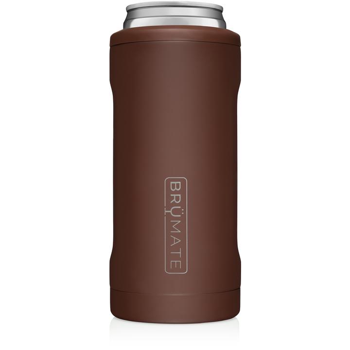 BrüMate Hopsulator Slim Can Cooler-Matte Pecan