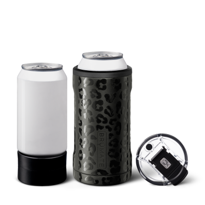 BrüMate Hopsulator Trio Can Cooler-Onyx Leopard
