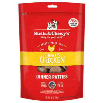 Stella & Chewy's Chewy's Chicken Freeze-Dried Dinner Patties for Dogs