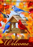 Carson Bird Feeder Gather Fall Stand Flag