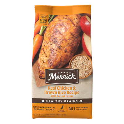 Merrick Classic Healthy Grains Real Chicken + Brown Rice Recipe with Ancient Grains Dry Dog Food