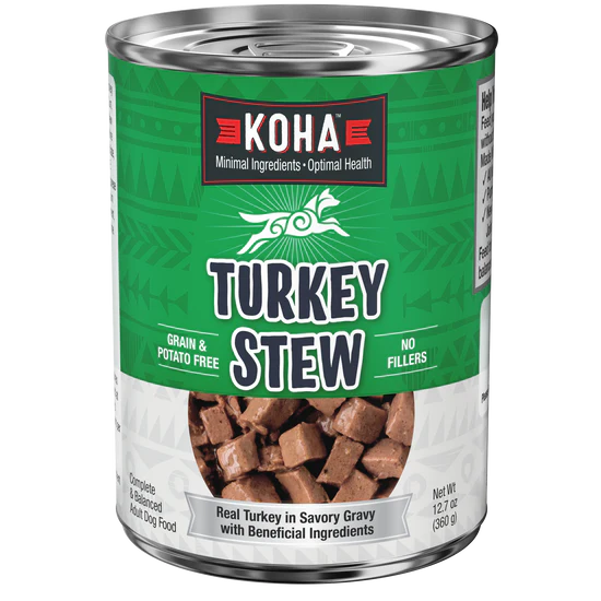 KOHA Minimal Ingredient Turkey Stew for Dogs