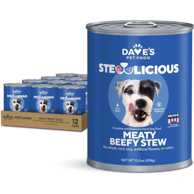 Dave's Stewlicious Meaty Beefy Stew for Dogs