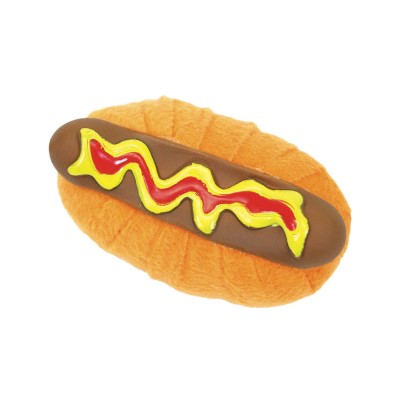 Li'l Pals® Plush and Vinyl Dog Toy-Hotdog