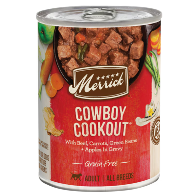 Merrick Grain Free Cowboy Cookout in Gravy Canned Dog Food