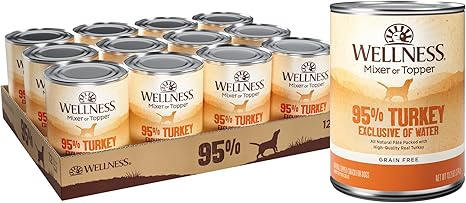 Wellness 95% Turkey Mixer or Topper Dog Food