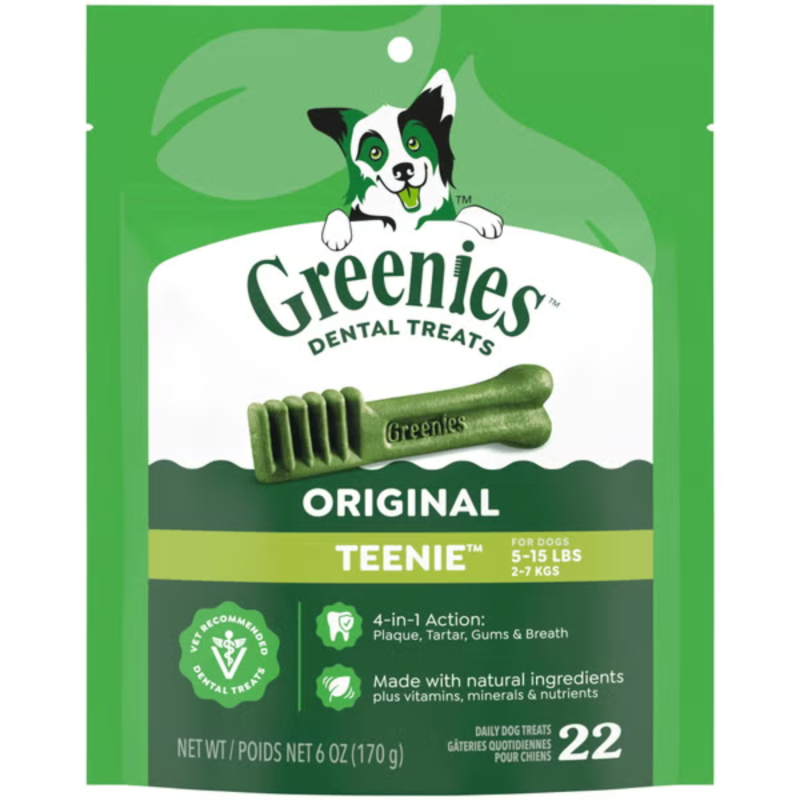 Greenies Adult Dental Dog Treats Teenie Size-Original Flavor