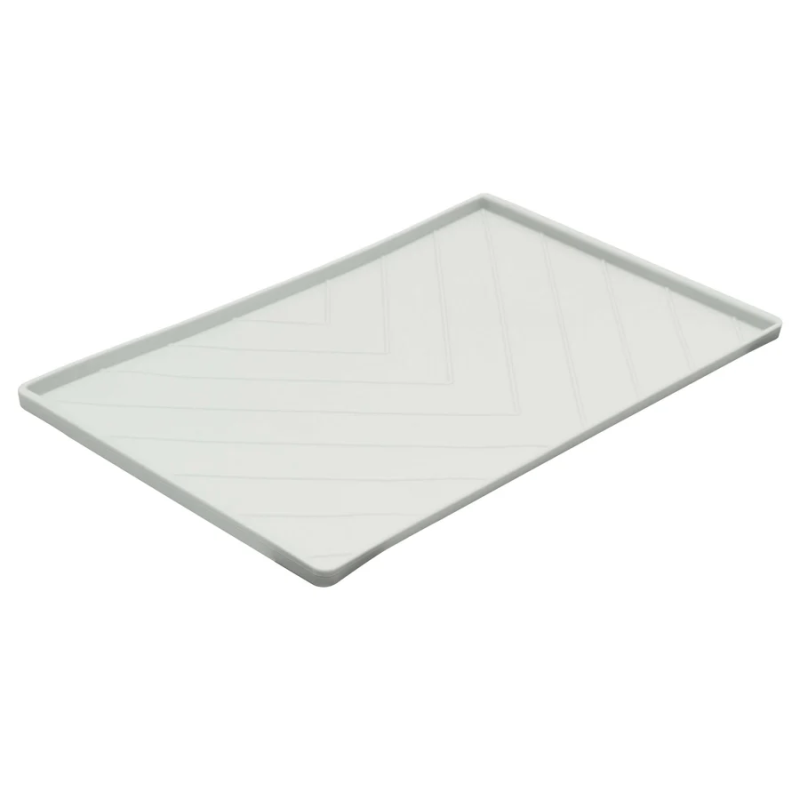 Messy Mutts Silicone Non-Slip Dog Bowl Mat with Raised Edge-Medium 20" x 12"