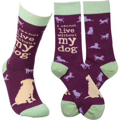 Primitives by Kathy Socks-I Cannot Live Without My Dog