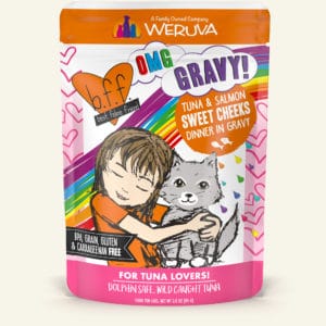 BFF OMG! (Oh My Gravy!) Tuna & Salmon Sweet Cheeks Dinner in Gravy for Cats