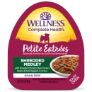Wellness Small Breed Petite Entrées Shredded Medley Roasted Chicken, Beef, Green Beans & Red Peppers in Gravy Dog Food
