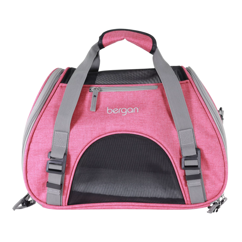 Bergan Comfort Carrier for Pets-Heather Berry