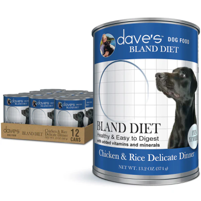 Dave's Dog Food Restricted Diet Bland-Chicken & Rice Delicate Dinner