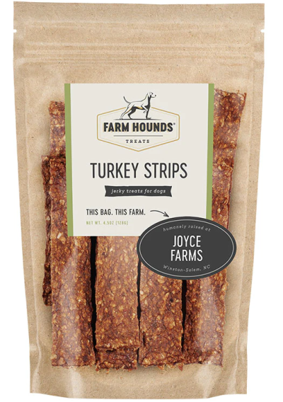 Farm Hounds Turkey Strips Jerky Treats for Dogs