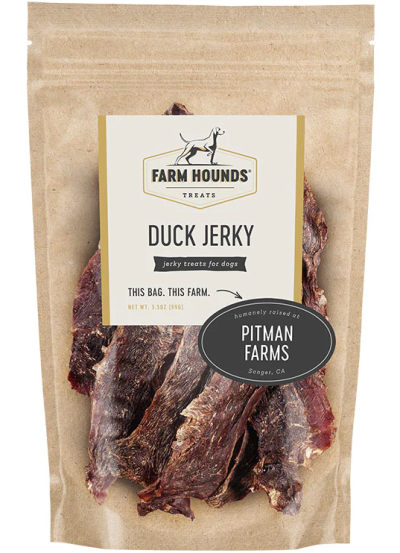 Farm Hounds Duck Jerky Treats for Dogs