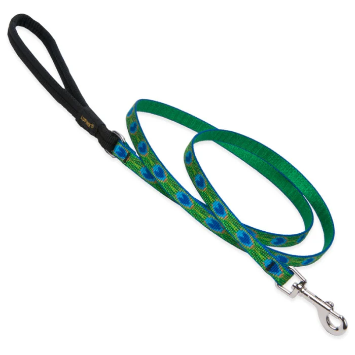 Lupine Pet Original Designs Dog Leash-Tail Feathers