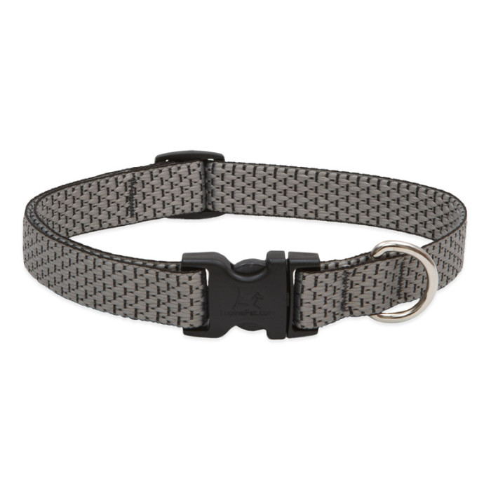 Lupine Pet Eco Adjustable Dog Collar-Granite