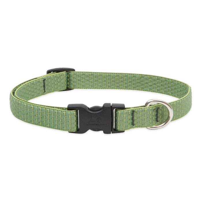 Lupine Pet Eco Adjustable Dog Collar-Moss