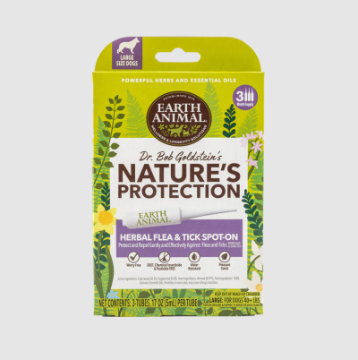 Earth Animal Nature’s Protection™ Flea & Tick Herbal Spot-On For Dogs