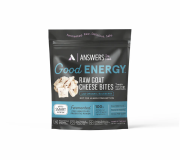 Answers Pet Food Good Energy Raw Goat Cheese Bites with Organic Blueberries