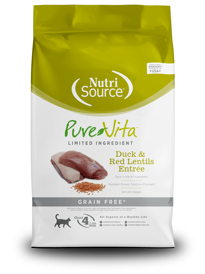 PureVita™ Grain Free Duck & Red Lentils Entree Cat Food