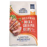 Natural Balance L.I.D. Limited Ingredient Diets® Green Pea & Duck Dry Cat Formula