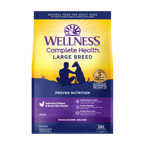 Wellness Complete Health Large Breed Adult Recipe Dog Food