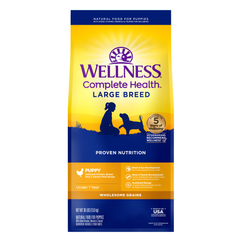 Wellness Complete Health Large Breed Puppy Recipe Dog Food