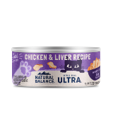 Natural Balance Ultra Premium Chicken & Liver Paté Canned Cat Formula