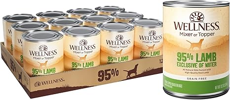 Wellness 95% Lamb Mixer or Topper Dog Food