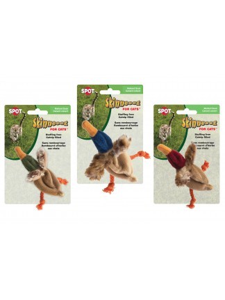 Plush Skinneeez Barnyard Toy for Cats-Assorted