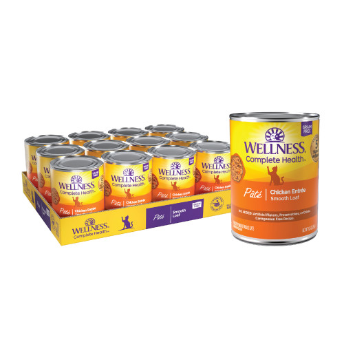 Wellness Complete Health Pâté Chicken Recipe Cat Food