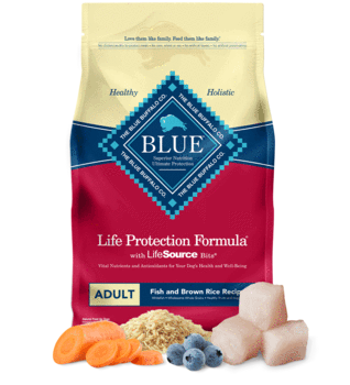 Blue Buffalo Life Protection Formula Adult Fish & Brown Rice Recipe for Dogs
