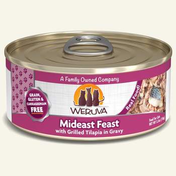 Weruva Mideast Feast with Grilled Tilapia in Gravy for Cats