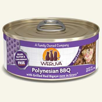 Weruva Polynesian BBQ with Grilled Red Bigeye in Gravy for Cats