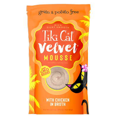 Tiki Cat® Velvet Mousse™-Chicken in Broth